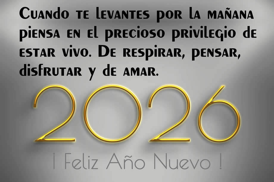 Imagen con texto: cuando se despierte por la mañana, piense en el precioso privilegio que es