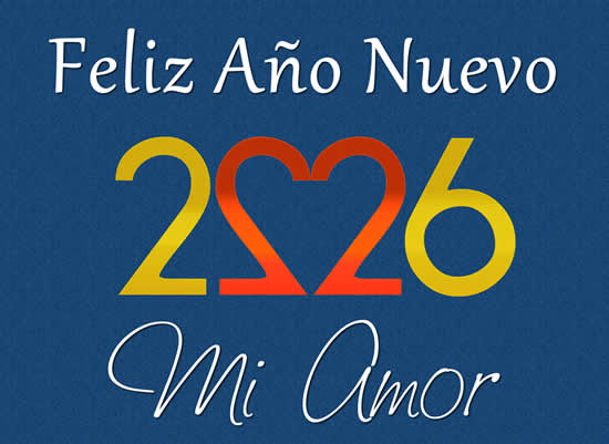 imagen feliz año nuevo mejores deseos 2026 mi amor