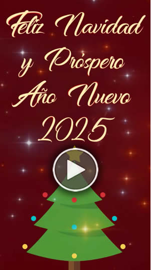 Vídeo para TikTok Feliz Navidad y Próspero Año Nuevo 2025